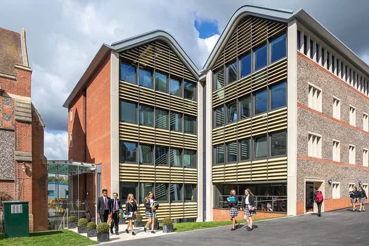 Modern teaching building