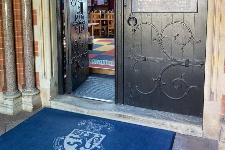 Entrance to a boarding house at Harrow School