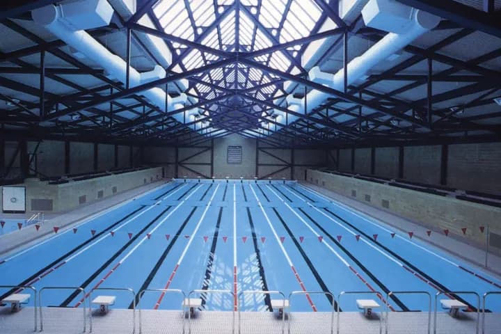 Olympic-size swimming pool