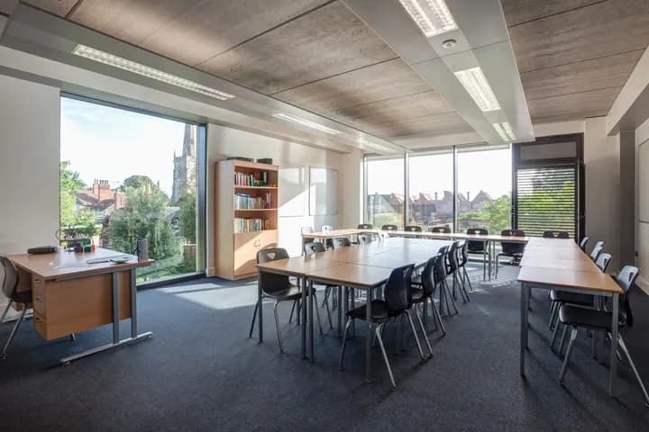Modern classroom