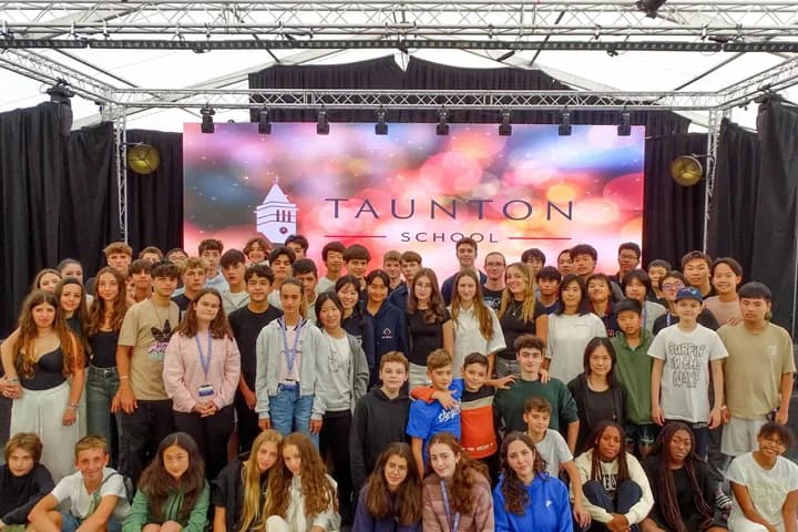 Summer school students group photo