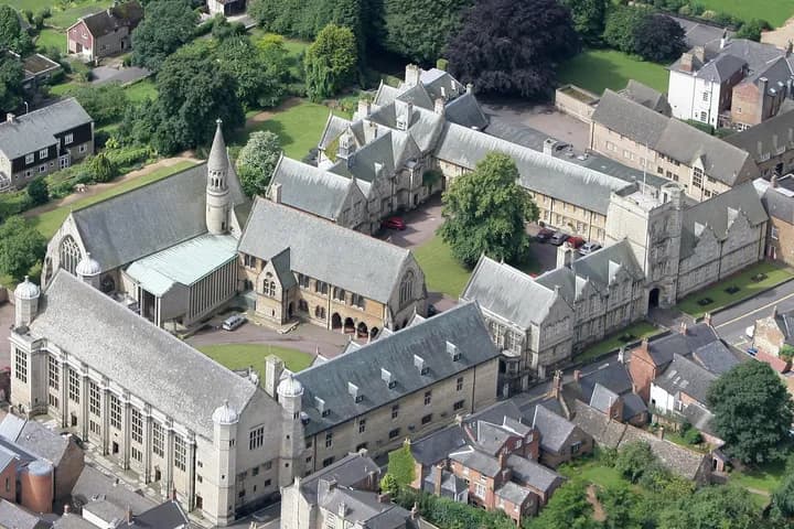 Aerial view of Uppingham School